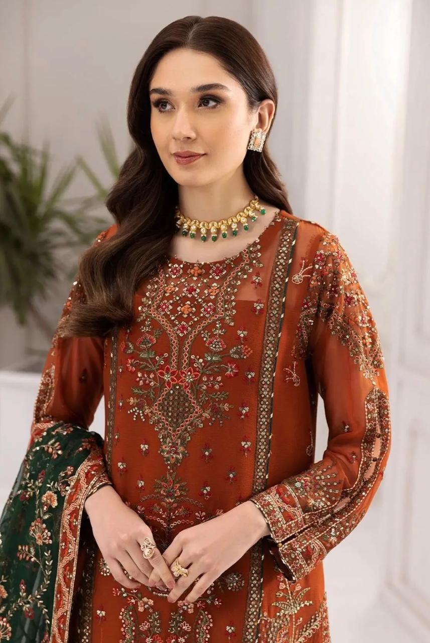 Luxury 3pc Embroidery Suit