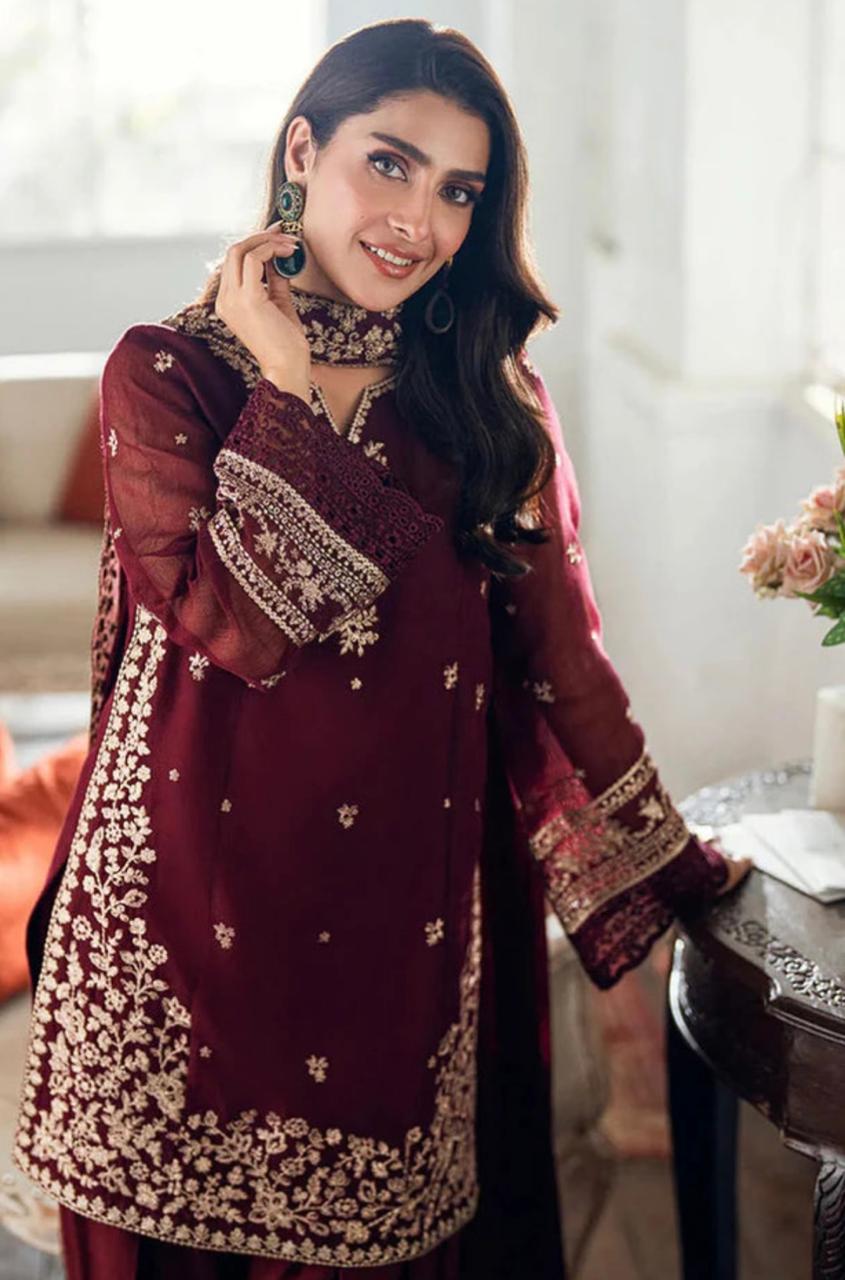 3Pc Embroidery Suit
