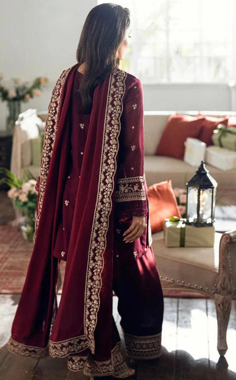 3Pc Embroidery Suit