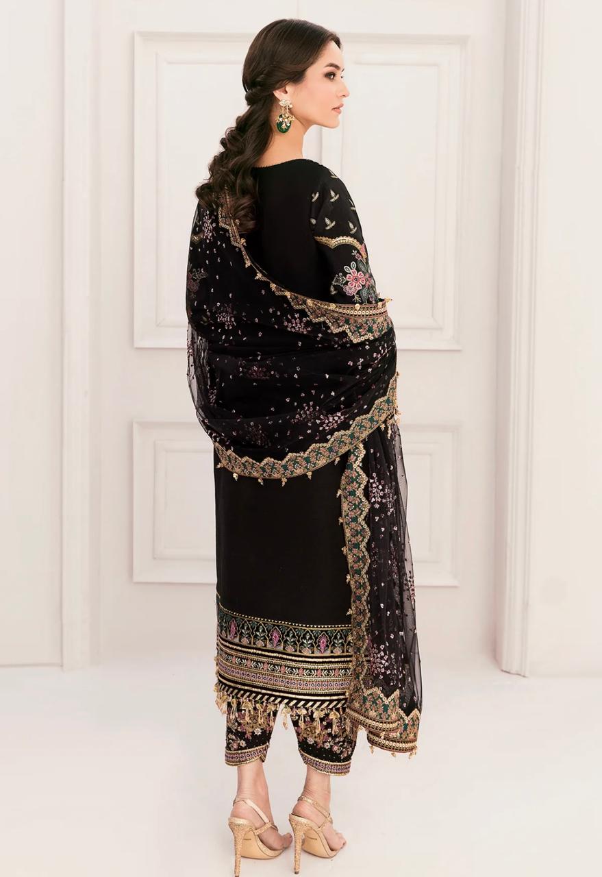 Luxury 3Pc Embroidery Suit