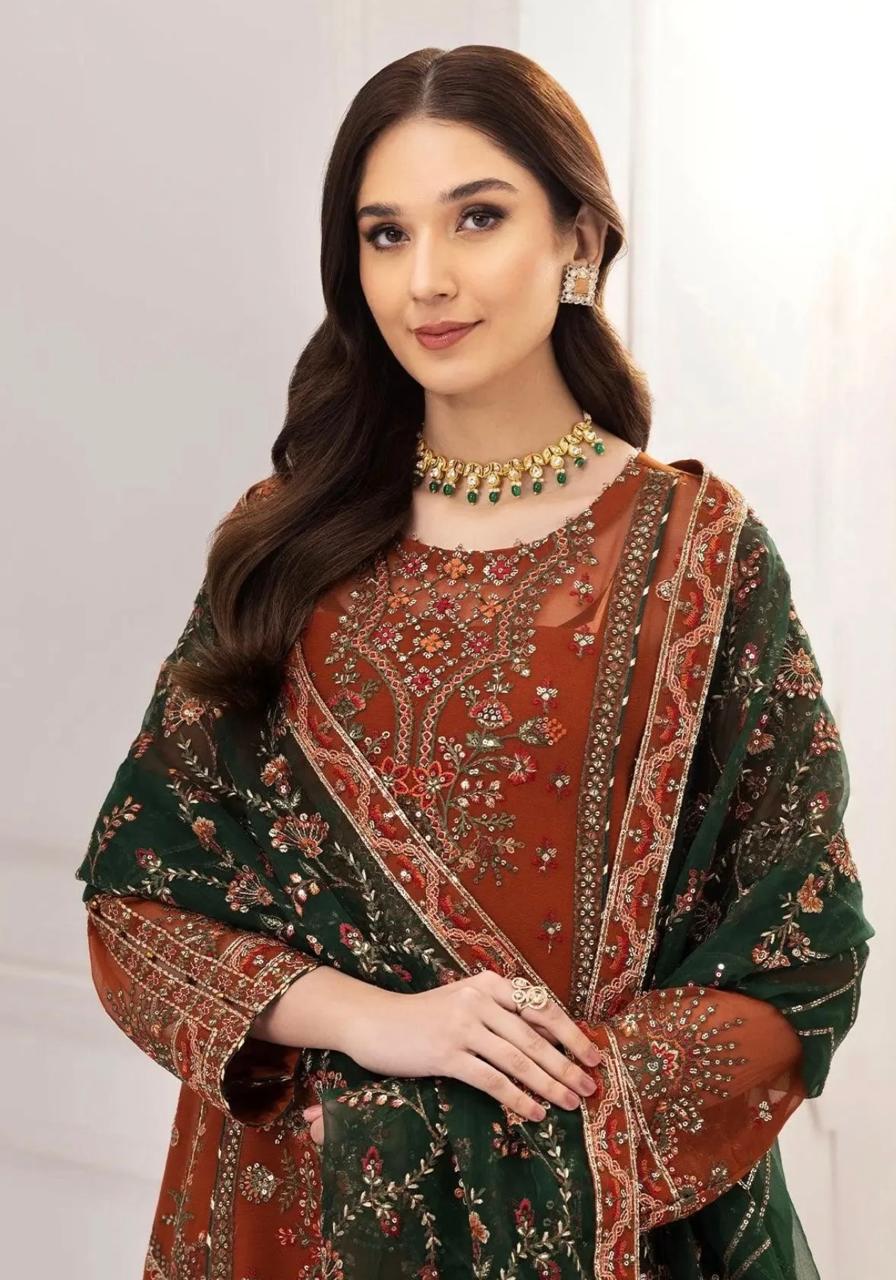 Luxury 3pc Embroidery Suit